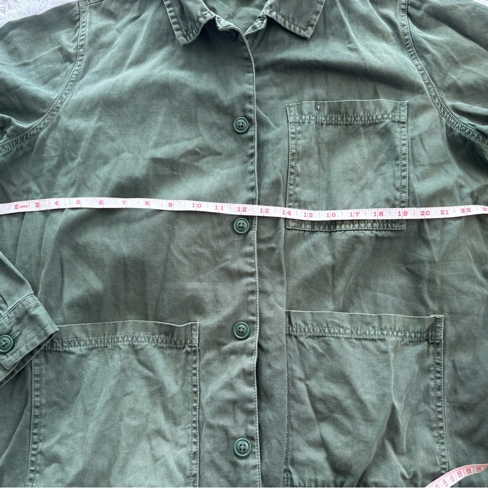 Universal Thread Green Utility Shacket Jacket Wom… - image 6